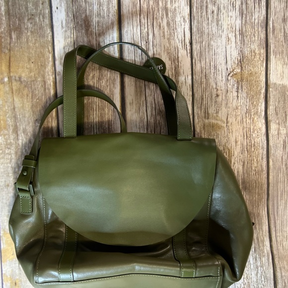 New York Kate Spade Saturday Green Leather Satchel - Picture 6 of 10